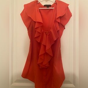 Banana Republic ruffled blouse